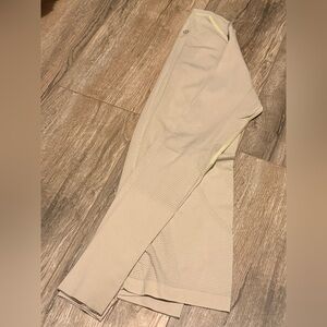 Lululemon light yellow compression shirt